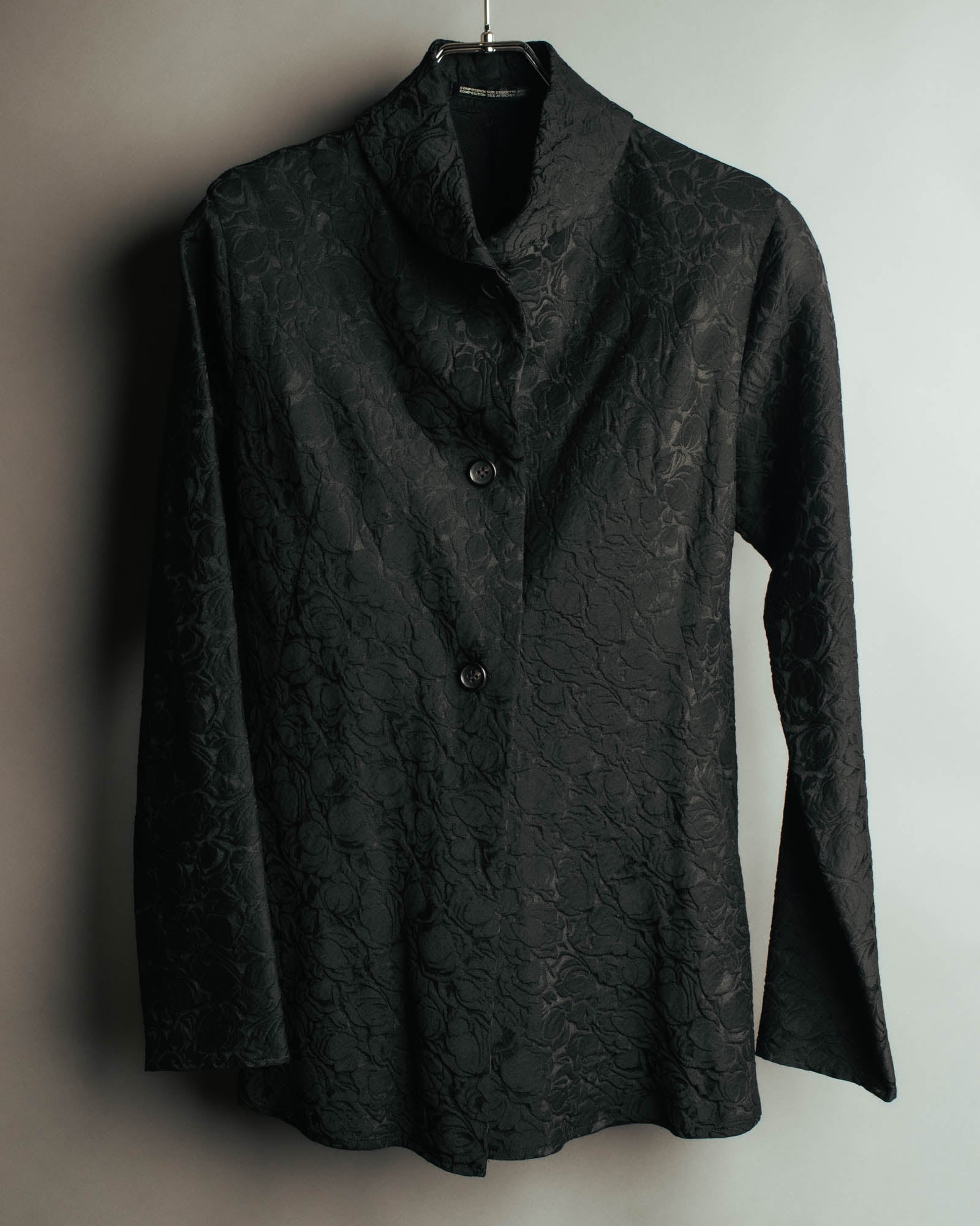 "Yohji Yamamoto + Noir" 00's-10's Floral jacquard jacket
