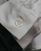 "PRADA" 2010's Tailored white cotton darted shirt