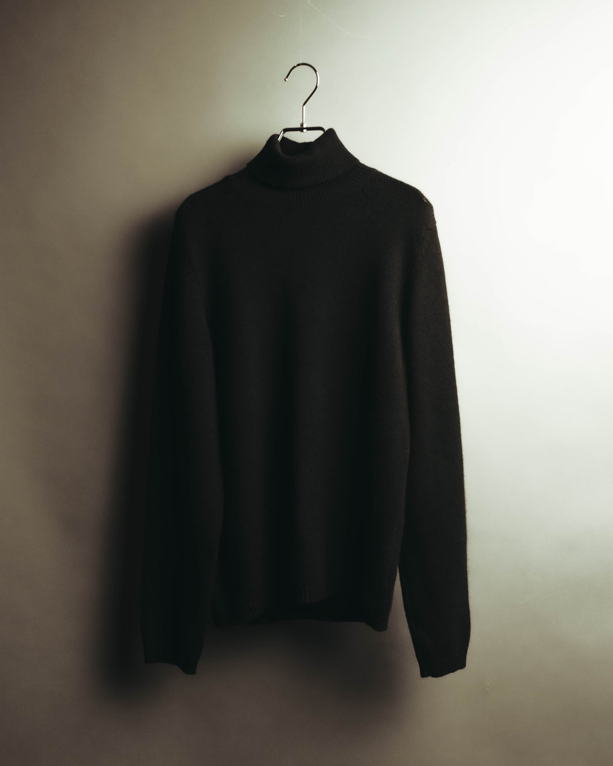 "GUCCI" 90's–00's Minimalist cashmere 100% turtleneck sweater