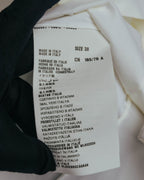 "PRADA" 2010's Tailored white cotton darted shirt