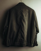 "GIANNI VALENTINO" 90's-00's Check lined zip-up blouson