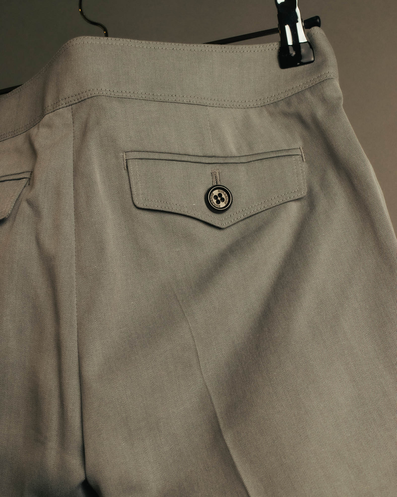 “BURBERRY LONDON” 2000’s Tailored light grey pants suit