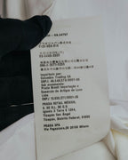 "PRADA" 2010's Tailored white cotton darted shirt