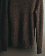 "Maison Martin Margiela" 00's Brushed alpaca wool v neck sweater