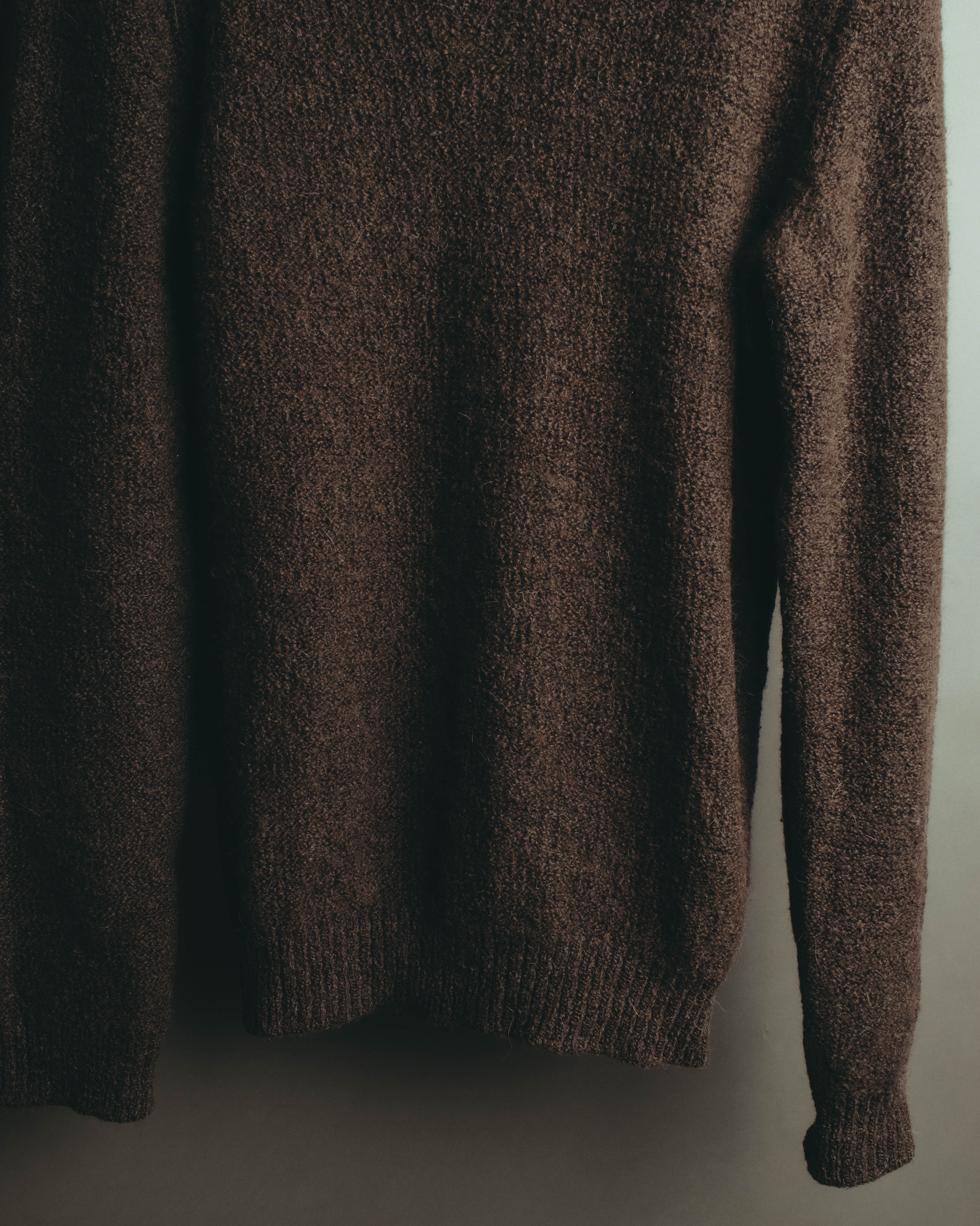 "Maison Martin Margiela" 00's Brushed alpaca wool v neck sweater