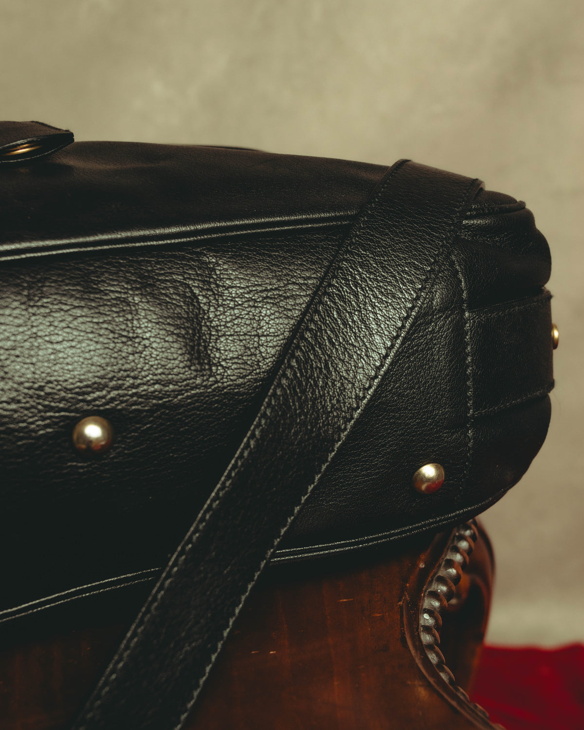 "–SPECIAL– Yves Saint Laurent" 00's-10's Soft leather 2-way handbag