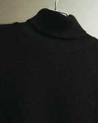 "GUCCI" 90's–00's Minimalist cashmere 100% turtleneck sweater