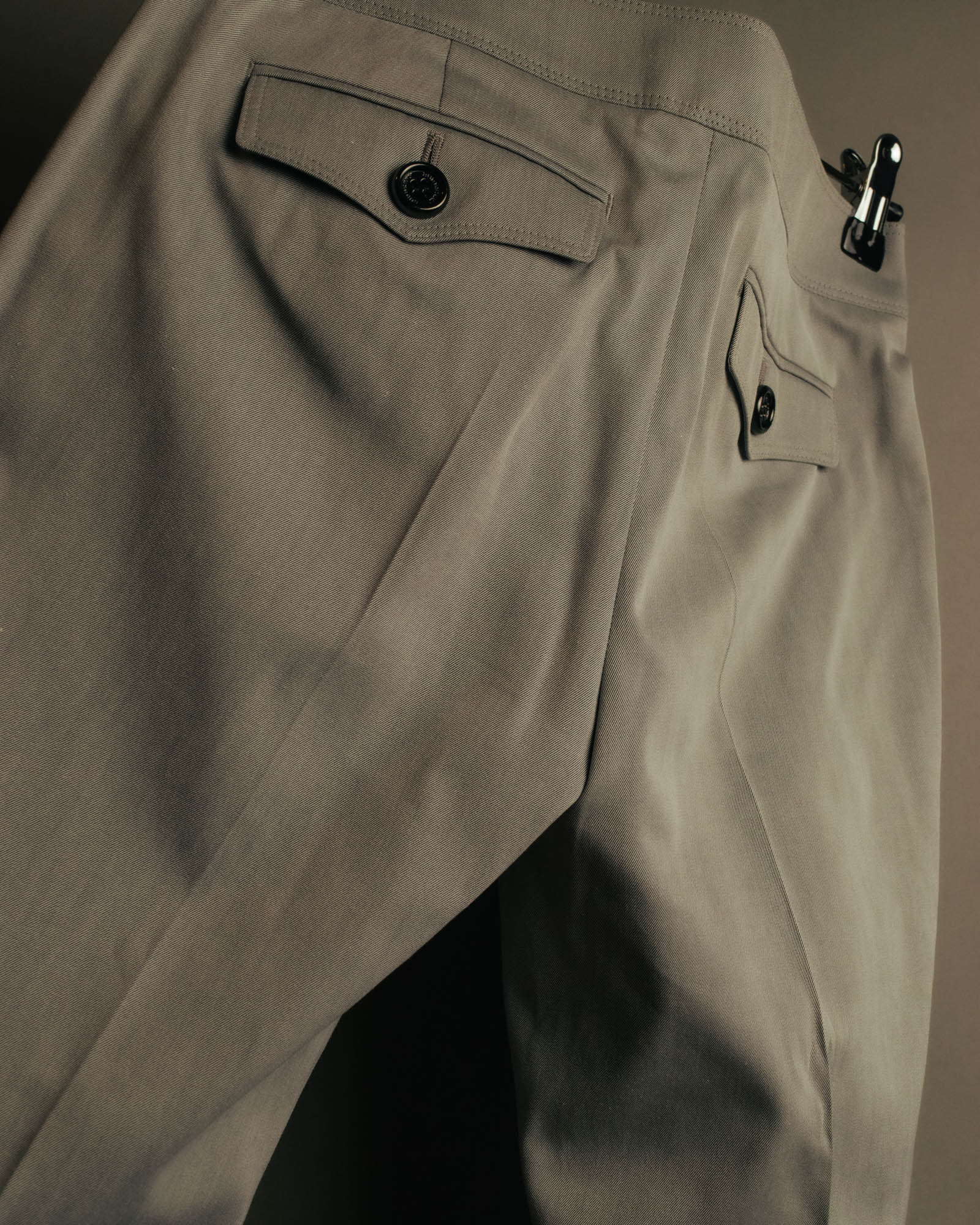 “BURBERRY LONDON” 2000’s Tailored light grey pants suit