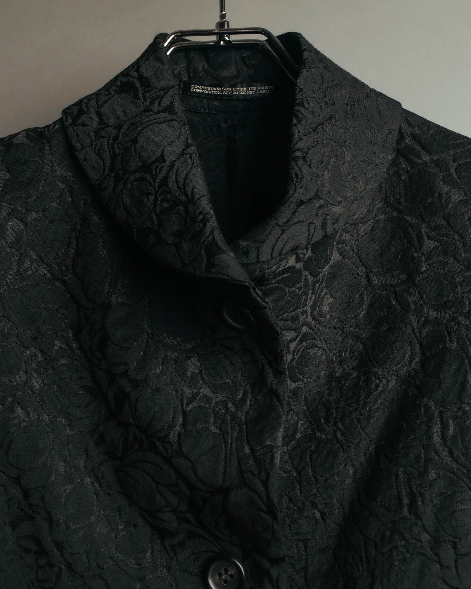 "Yohji Yamamoto + Noir" 00's-10's Floral jacquard jacket
