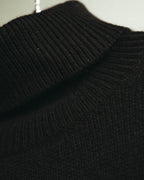 "GUCCI" 90's–00's Minimalist cashmere 100% turtleneck sweater