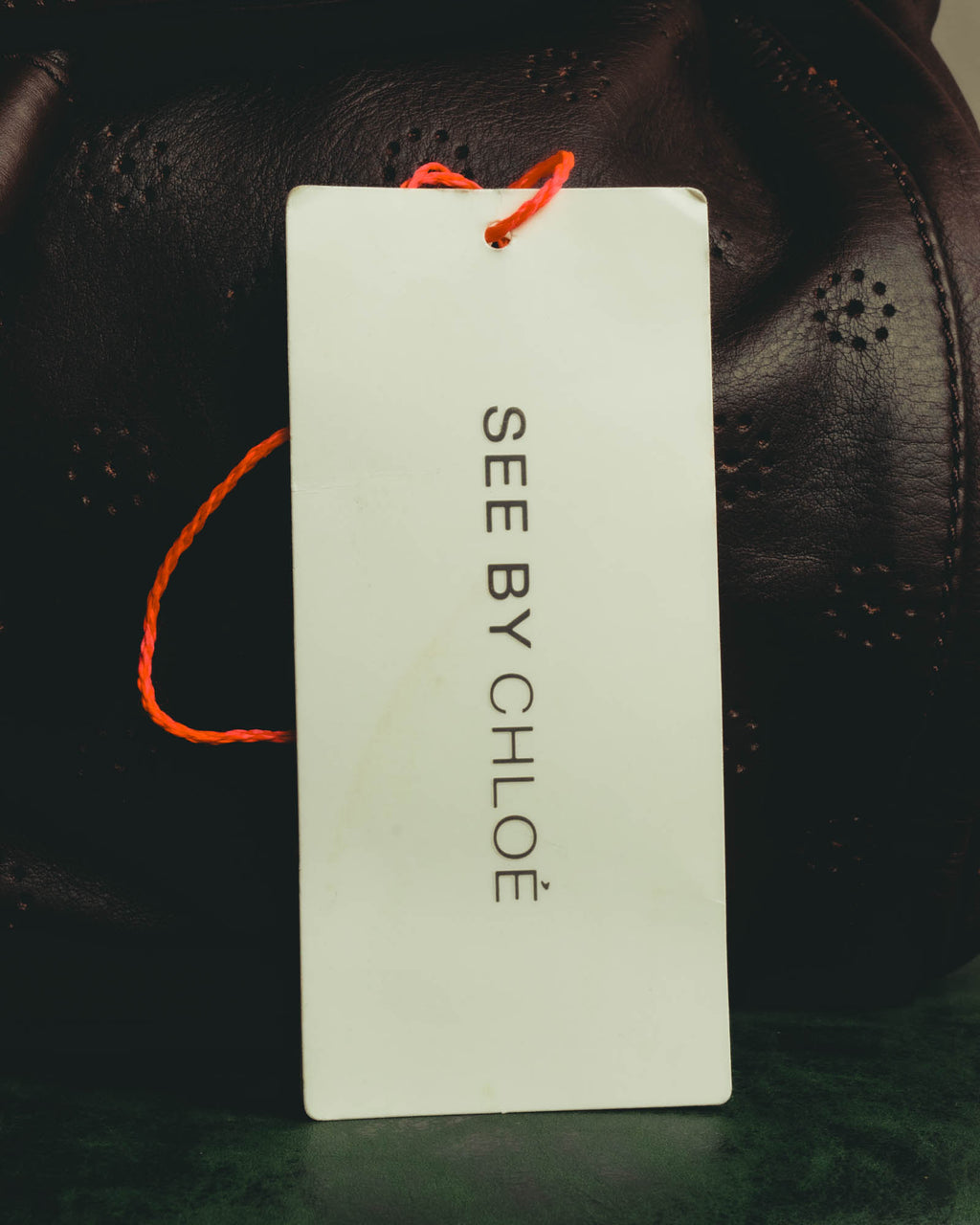 "See By Chloé" 10's Floral perforated leather shoulder bag