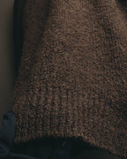 "Maison Martin Margiela" 00's Brushed alpaca wool v neck sweater
