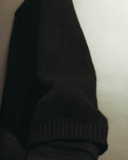 "GUCCI" 90's–00's Minimalist cashmere 100% turtleneck sweater