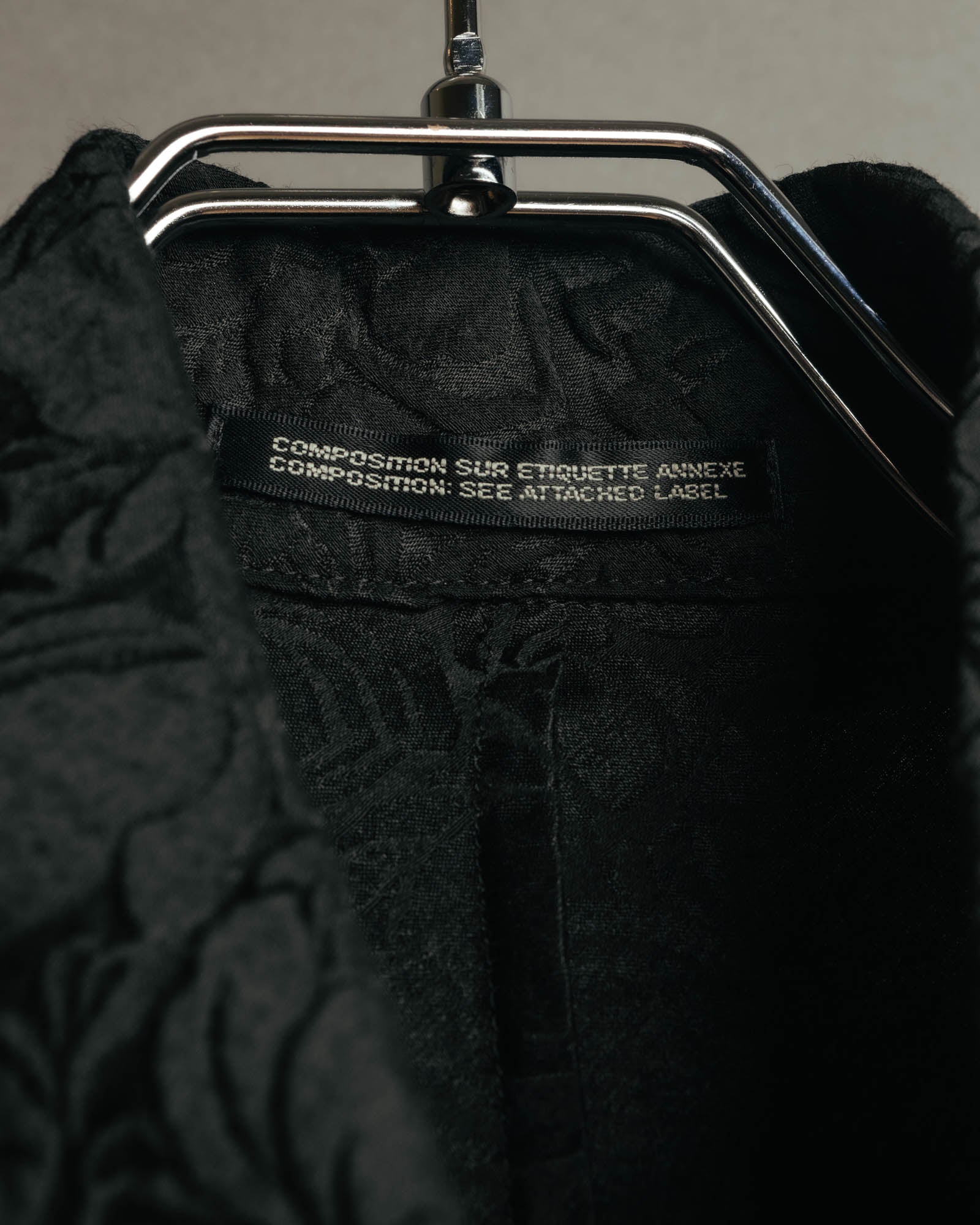 "Yohji Yamamoto + Noir" 00's-10's Floral jacquard jacket