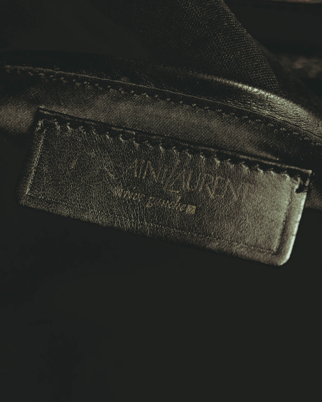 "–SPECIAL– Yves Saint Laurent" 00's-10's Soft leather 2-way handbag