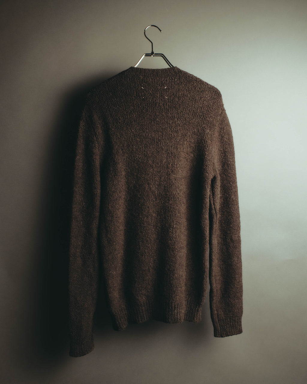 "Maison Martin Margiela" 00's Brushed alpaca wool v neck sweater
