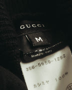 "GUCCI" 90's–00's Minimalist cashmere 100% turtleneck sweater