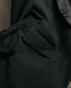 "Dior" 80's-90's Tailored shawl collar tuxedo jacket