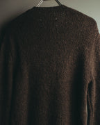 "Maison Martin Margiela" 00's Brushed alpaca wool v neck sweater