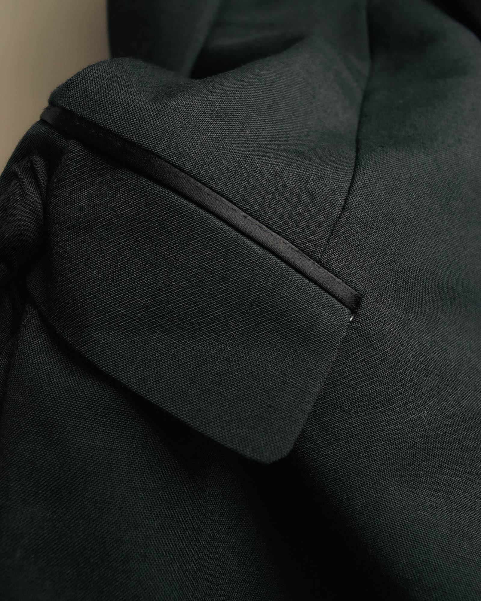 "Dior" 80's-90's Tailored shawl collar tuxedo jacket