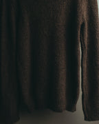 "Maison Martin Margiela" 00's Brushed alpaca wool v neck sweater
