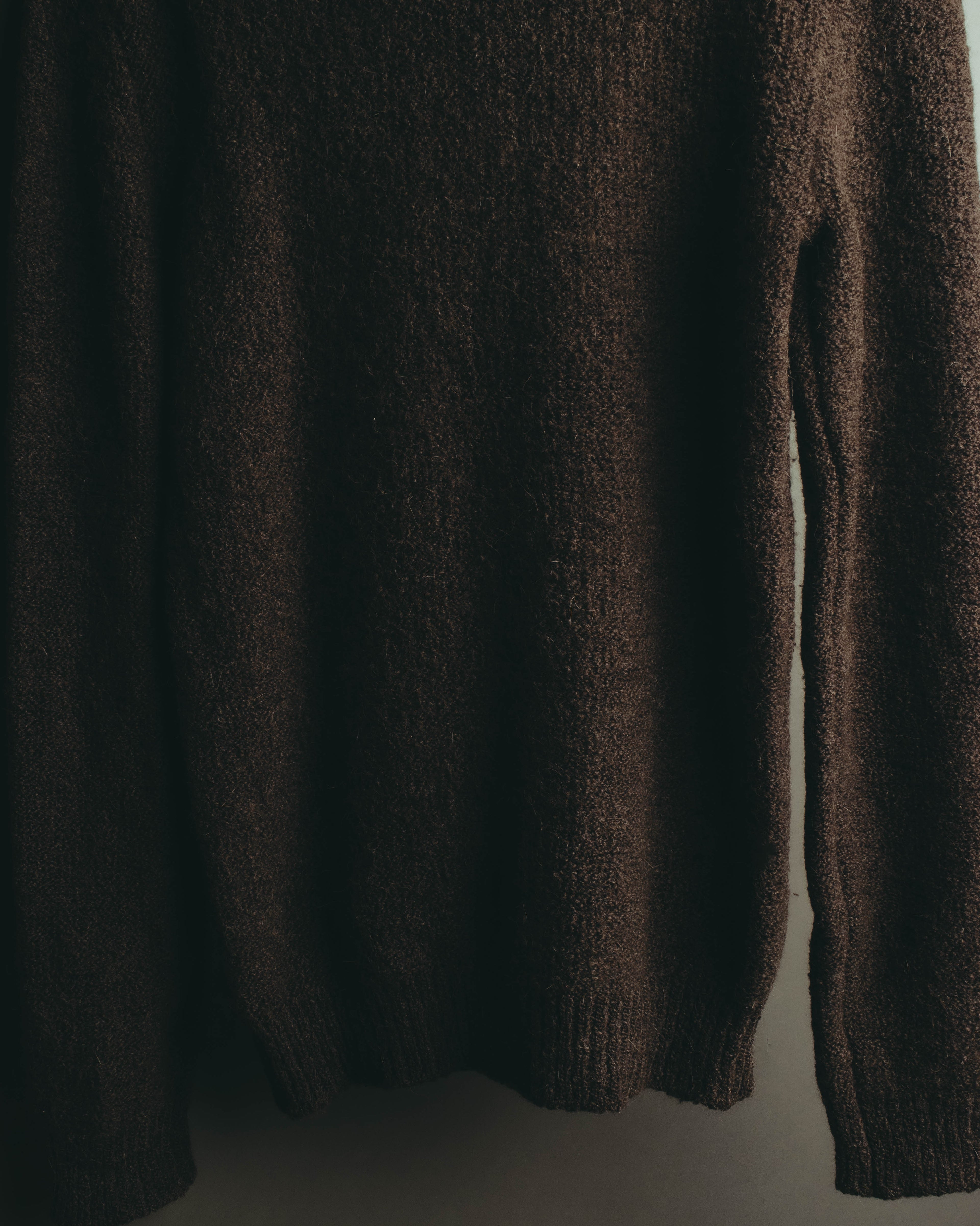 "Maison Martin Margiela" 00's Brushed alpaca wool v neck sweater