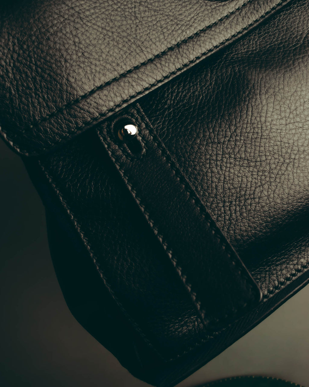 "Yves Saint Laurent" 00's-10's Structured pebbled leather top handle bag