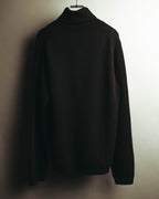 "GUCCI" 90's–00's Minimalist cashmere 100% turtleneck sweater