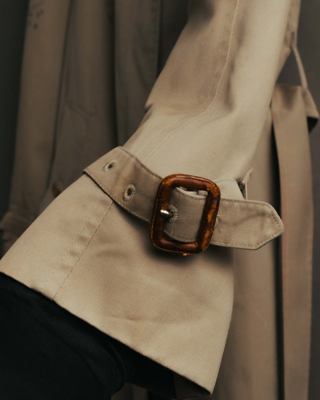 -SPECIAL- "Burberrys" 80's-90's Hand painted trench coat