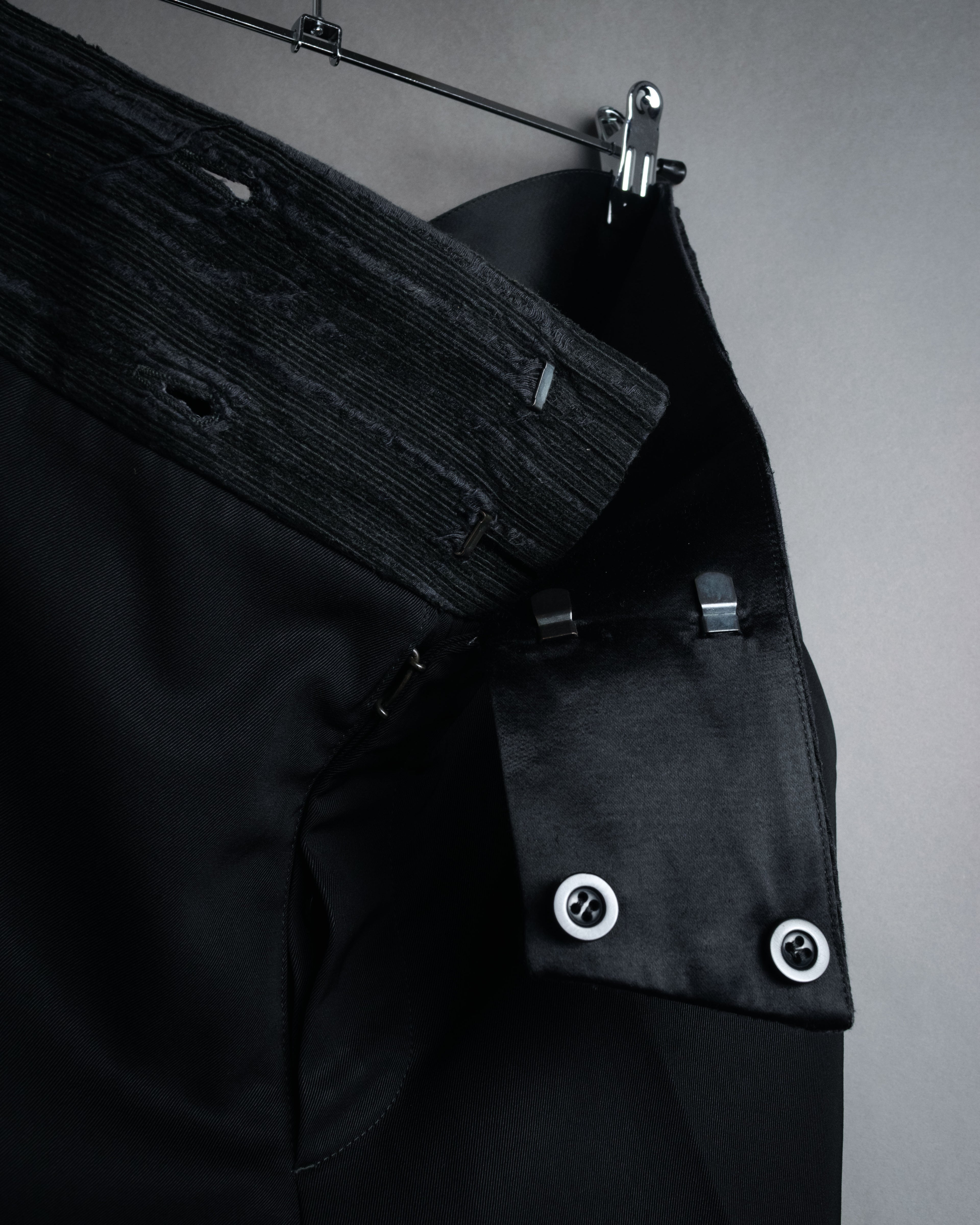 -SPECIAL- “Maison Martin Margiela” 2001-2003 Deconstructed cummerbund trousers