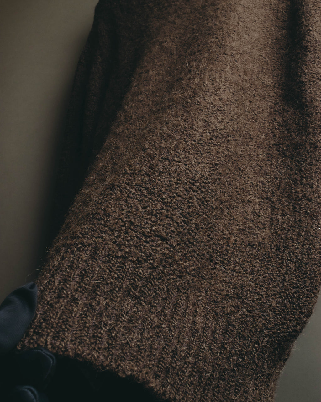 "Maison Martin Margiela" 00's Brushed alpaca wool v neck sweater