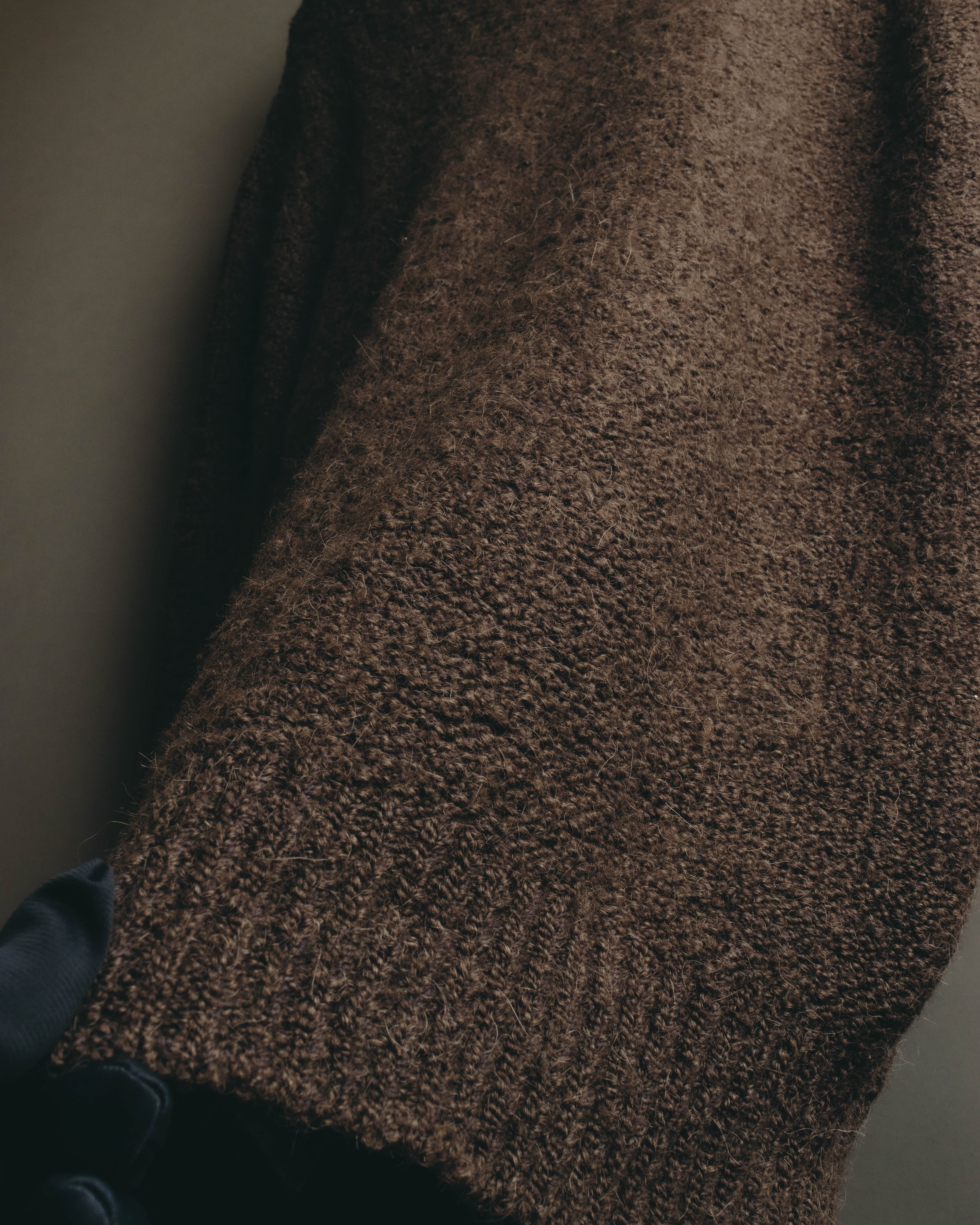 "Maison Martin Margiela" 00's Brushed alpaca wool v neck sweater