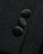 "Dior" 80's-90's Tailored shawl collar tuxedo jacket