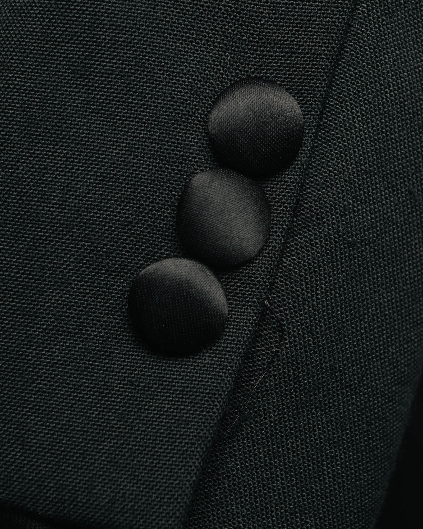 "Dior" 80's-90's Tailored shawl collar tuxedo jacket