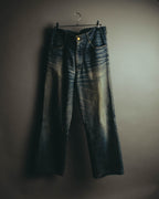 "PRADA Sports" 00's Faded wide straight denim jeans