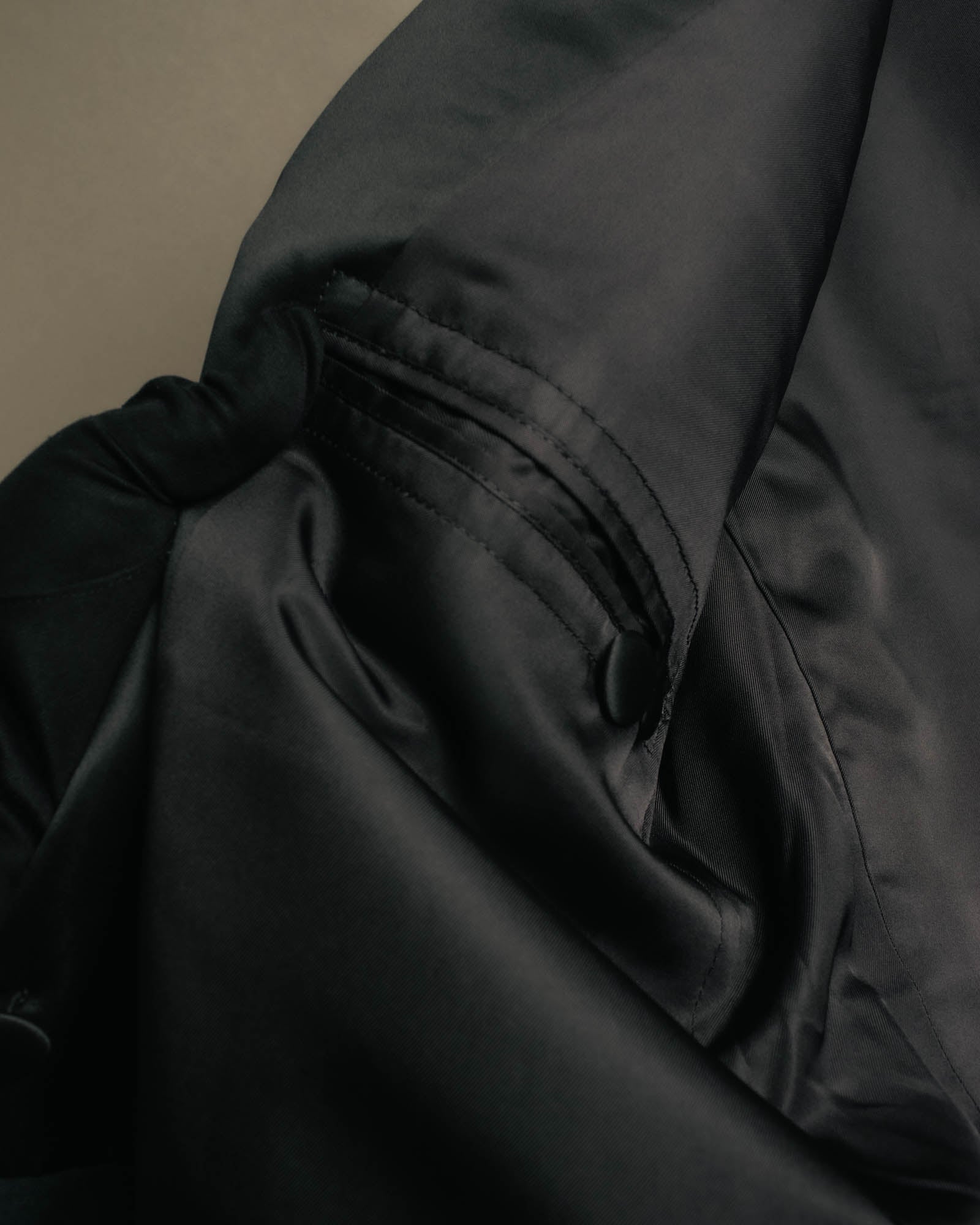 "Dior" 80's-90's Tailored shawl collar tuxedo jacket