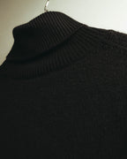 "GUCCI" 90's–00's Minimalist cashmere 100% turtleneck sweater