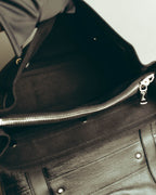 "Yves Saint Laurent" 00's-10's Structured pebbled leather top handle bag
