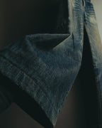 "PRADA Sports" 00's Faded wide straight denim jeans