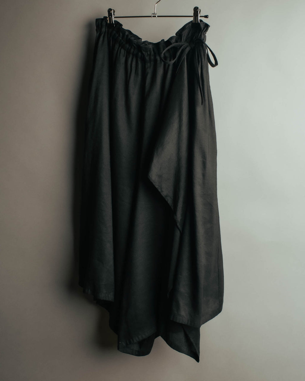 "Y's" 2010's-20's Asymmetric drawstring skirt-like pants