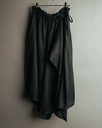 "Y's" 2010's-20's Asymmetric drawstring skirt-like pants