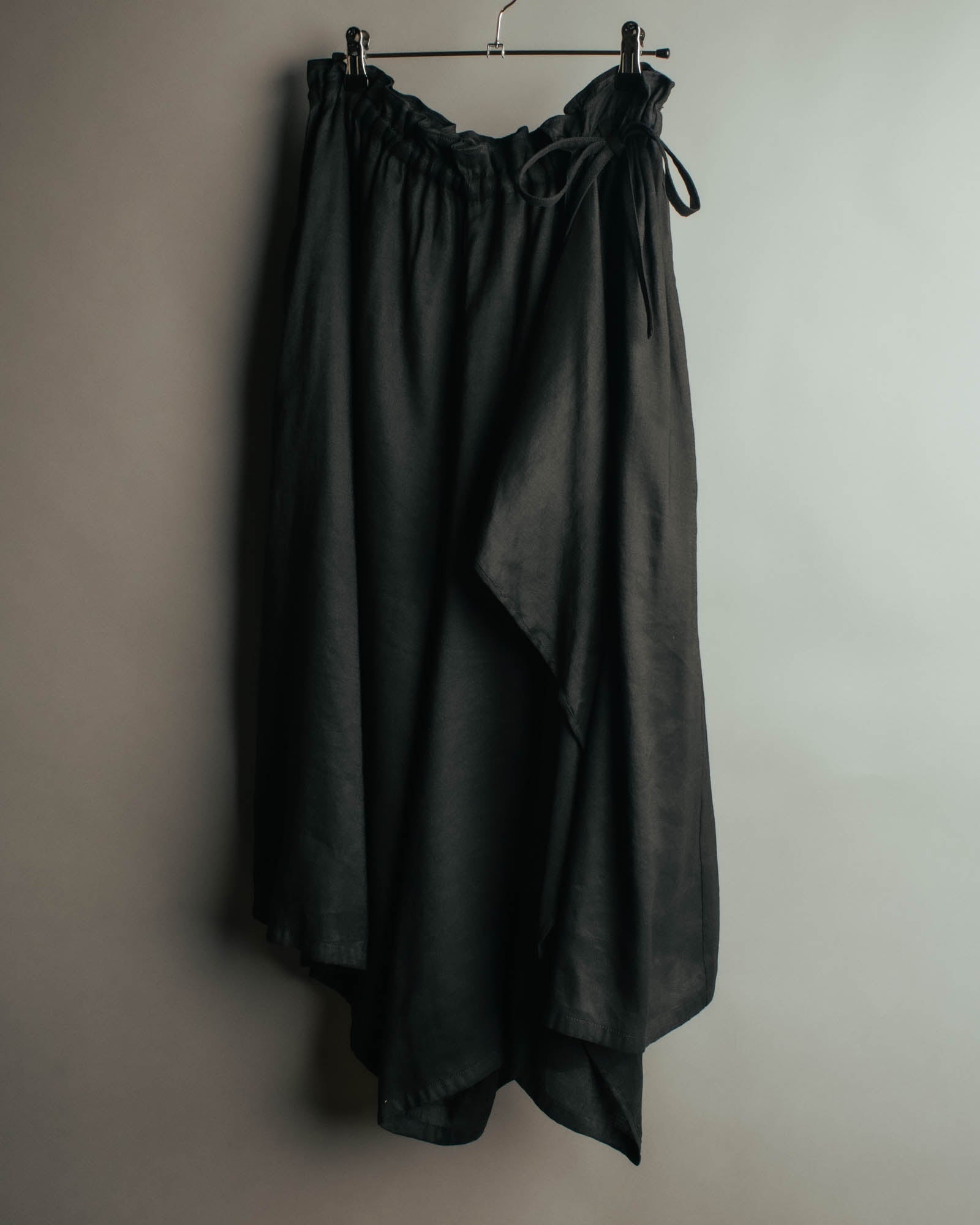 "Y's" 2010's-20's Asymmetric drawstring skirt-like pants