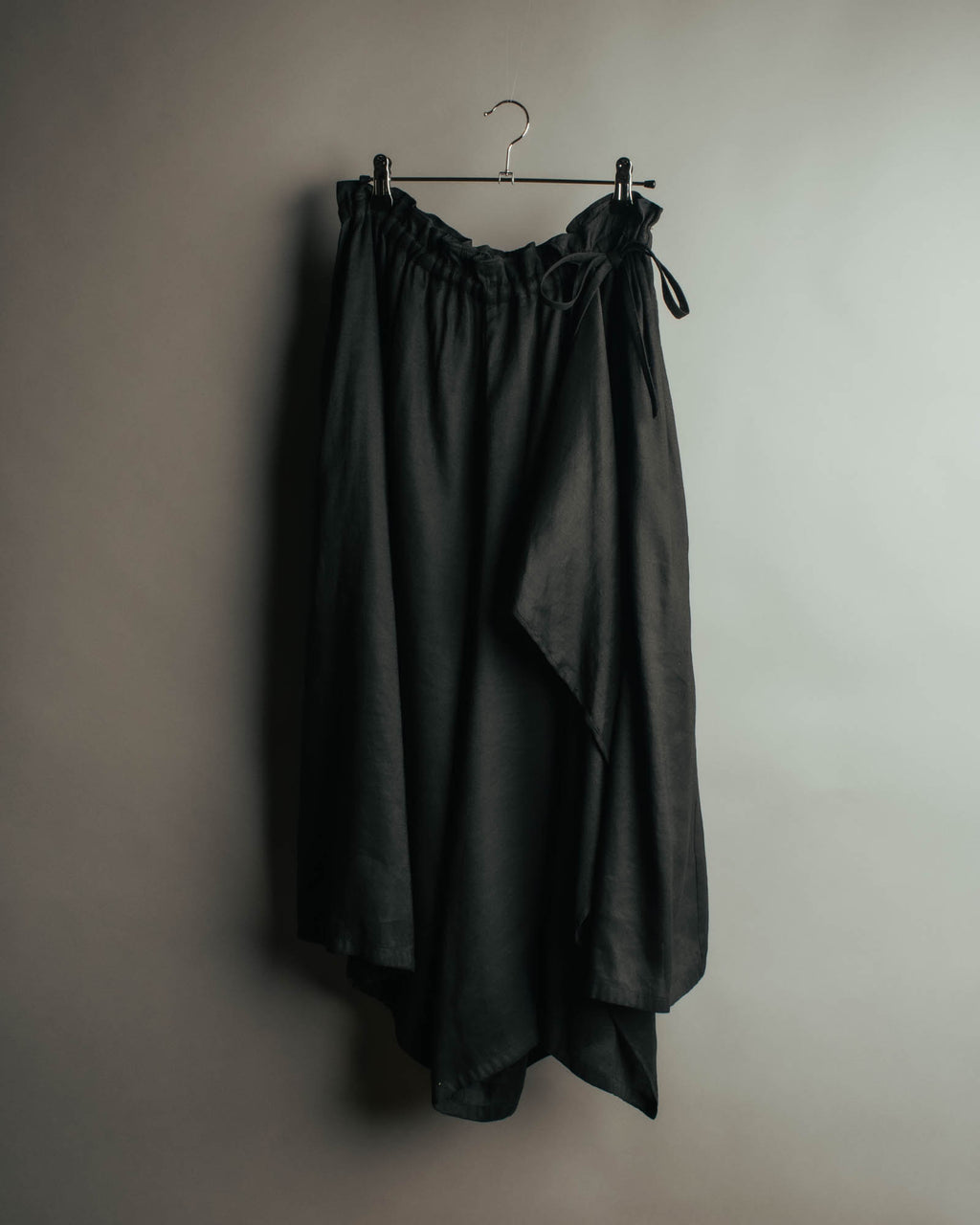 "Y's" 2010's-20's Asymmetric drawstring skirt-like pants