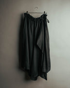 "Y's" 2010's-20's Asymmetric drawstring skirt-like pants