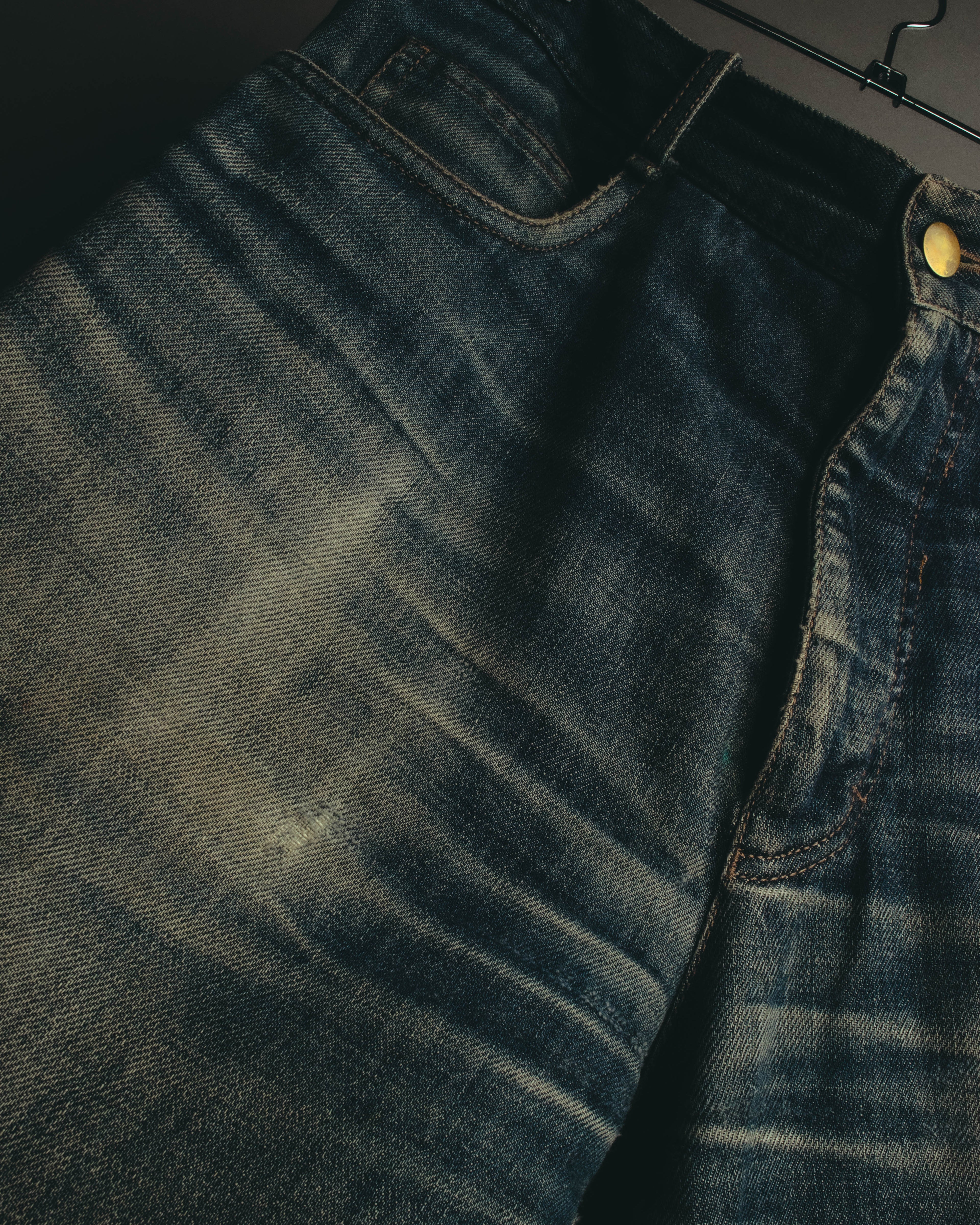 "PRADA Sports" 00's Faded wide straight denim jeans