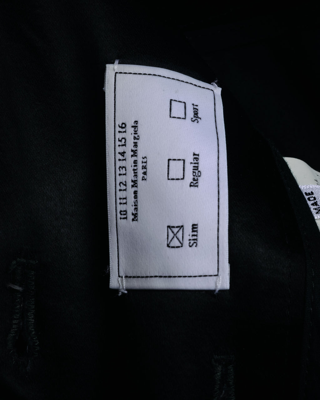 -SPECIAL- “Maison Martin Margiela” 2001-2003 Deconstructed cummerbund trousers