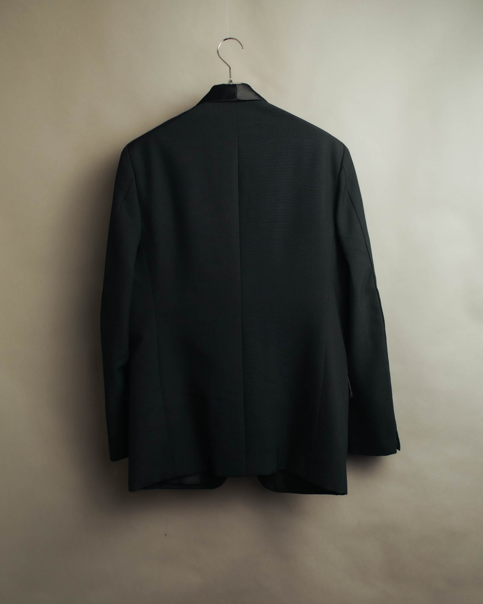 "Dior" 80's-90's Tailored shawl collar tuxedo jacket