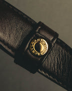 "BVLGARI" 10's Sculptural hair on two way handbag