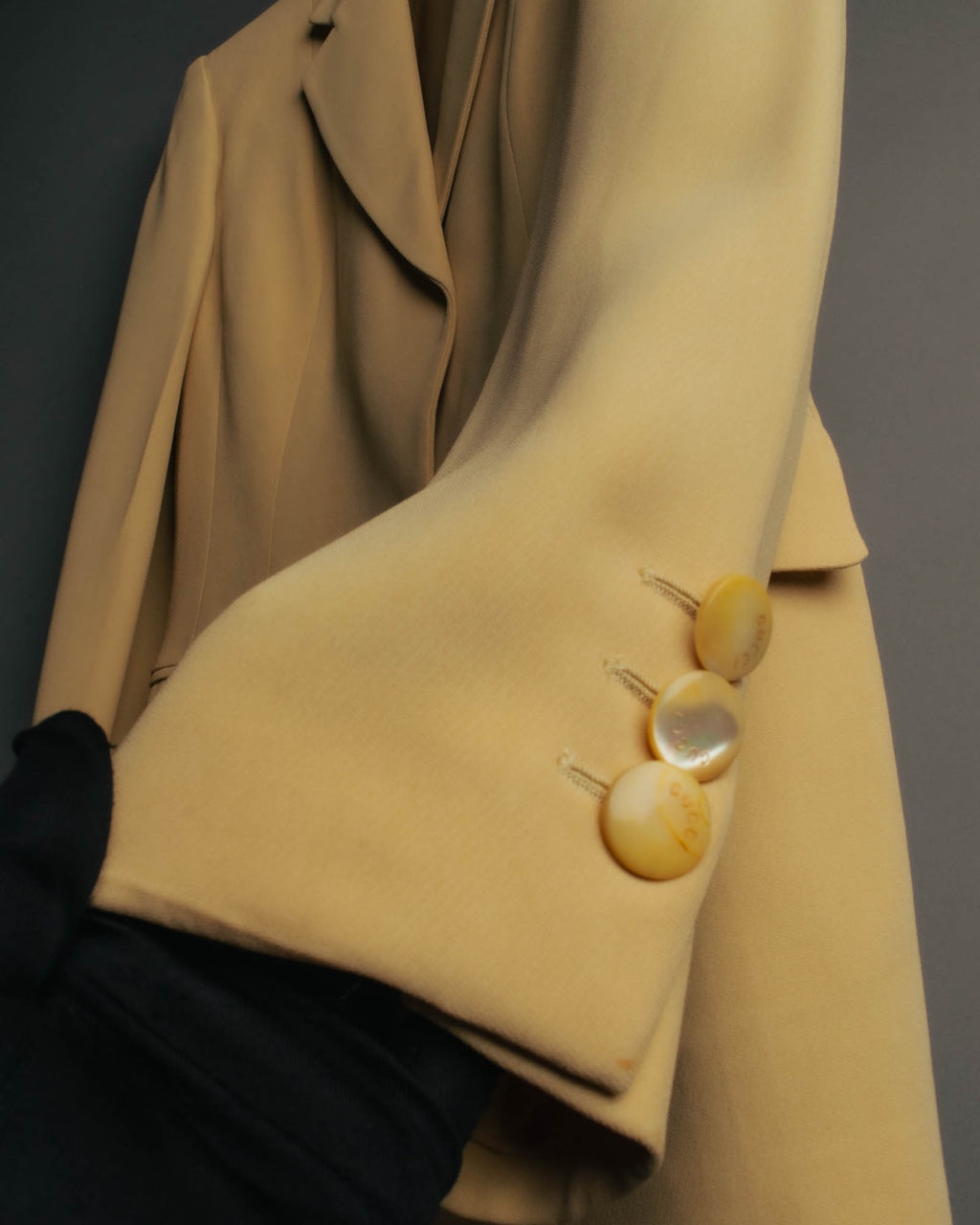 “GUCCI” 90’s Soft tailored minimal blazer