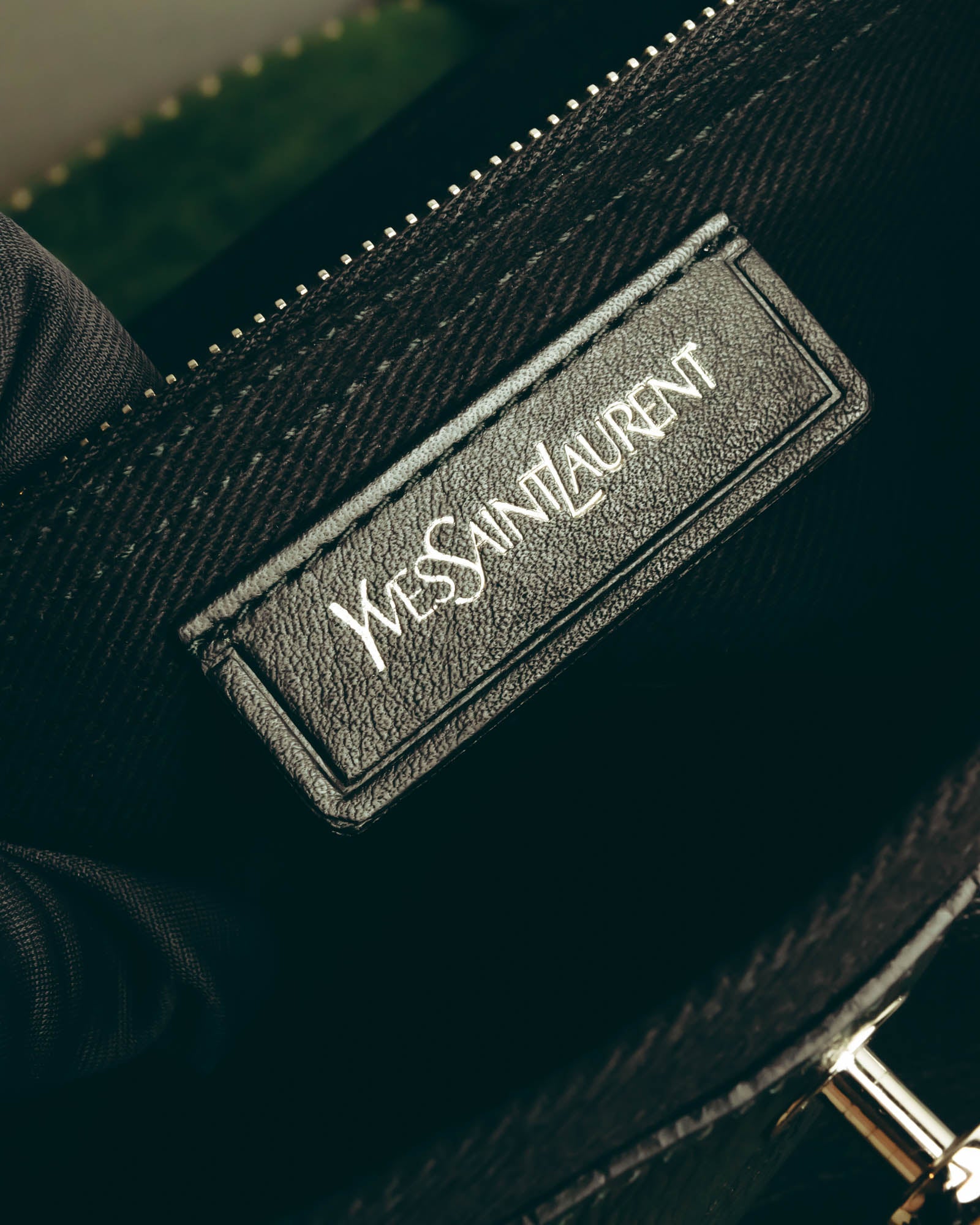 "Yves Saint Laurent" 00's-10's Structured pebbled leather top handle bag